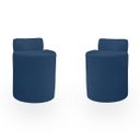 Ver imagem 1 de Kit Puff Banqueta Alto Confortável Reforçado Minimalista Roma Suede