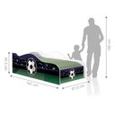 Ver imagem 4 de Cama Fun Futebol Bandeiras Solteiro Com Colchão