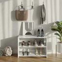 Ver imagem 2 de Sapateira Multiuso Suporte Branco 68,6x47x25cm - Deep