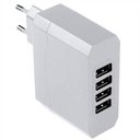 Ver imagem 1 de Carregador de Parede Multilaser com 4 Saidas USB/ Bivolt/ 4.8A - Cb076
