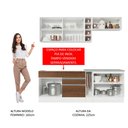 Ver imagem 6 de Armário de Cozinha Completa 220cm Branco/Rustic Parma Madesa 02