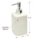 Ver imagem 3 de Dispenser Saboneteira Liquida 360ml Bath Relevo Banheiro