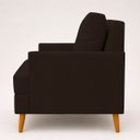 Ver imagem 2 de Kit 2 Poltronas Decorativas Serena Suede para Sala Recepção Escritório Conforto Luxo Contemporâneas