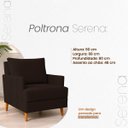 Ver mais imagens de Kit 2 Poltronas Decorativas Serena Suede para Sala Recepção Escritório Conforto Luxo Contemporâneas