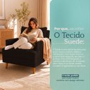 Ver imagem 7 de Kit 2 Poltronas Decorativas Serena Suede para Sala Recepção Escritório Conforto Luxo Contemporâneas