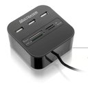 Ver imagem 1 de Combo Hub + Leitor de Cartão Universal Multilaser - Ac121