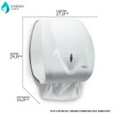 Ver imagem 4 de Dispenser Toalheiro Papel Toalha Velox Branco Premisse C19533