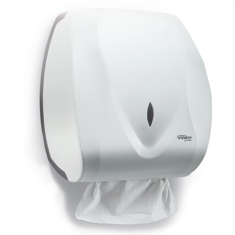 Dispenser Toalheiro Papel Toalha Velox Branco Premisse C19533