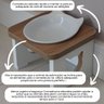 Comedouro Elevado Pet Mdf Gato - Porcelana Felino - 4