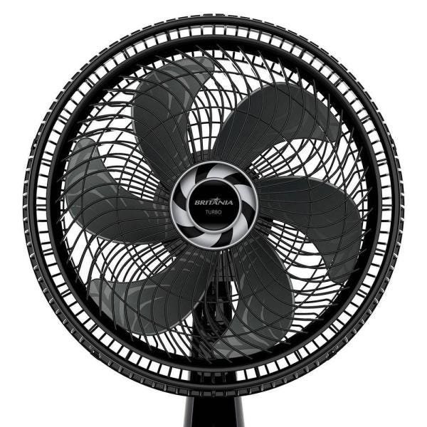Ventilador Britânia Bvt400 Turbo, 40cm, 3 Vel, 155W, Preto - 110V - 6