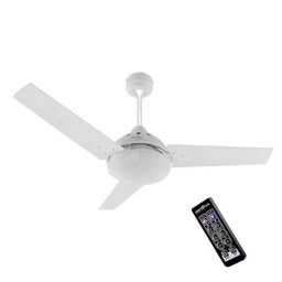Ventilador de Teto Britânia Cancun Bvt02b, Controle Remoto, 3 Vel, 126w, Branco - 110v - 1
