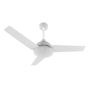 Ventilador de Teto Britânia Cancun Bvt01B, 3 Vel, 126W, Branco - 110V
