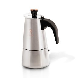 Cafeteira Aço Inox 6 Xícaras 300ml Cafeteira Italiana Café Cozinha Coffe Italiano Berlinger Haus - 1