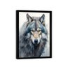 Quadro Lobo Aquarela -- Br Artes - 1