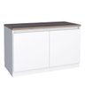 Balcão Organizador Brut 80Cm Branco/Tamarindo - Cozimax Home - 1