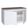 Balcão Organizador Brut 80Cm Branco/Tamarindo - Cozimax Home - 3