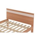Ver imagem 6 de Quarto Casal Completo 4 Peças (cama de Cm8009 + 2 Mesas Cabeceira Az1016 + Sapateira Az1006) Nogal/