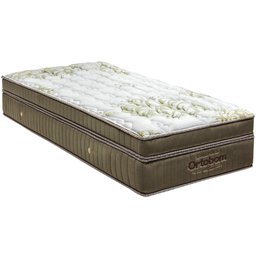 Colchão Solteiro 88x188 Espuma Viscogel D45 Molas Gold Ultra Gel Dourado Branco - Ortobom - 1