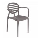 Ver imagem 1 de Cadeira com Braço Stripe Im In Home Polipropileno Mushroom