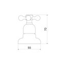 Ver imagem 3 de Acabamento para Registro Meber C 21 1/2" 3/4" 1" Cromado