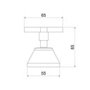 Ver imagem 2 de Acabamento para Registro C 28 1/2" 3/4" e 1" Meber Metais Cinza