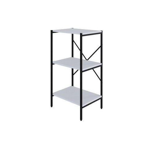 Estante com 3 Prateleiras 84x45x33cm Tub Tueh843 Branco Chess Est.preta