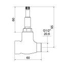 Ver imagem 2 de Base para Registro Meber 1416 1/2" Mvs Pressão