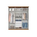 Ver imagem 3 de Guarda Roupa Casal 6 Ptas e 3 Gavetas Cover Nat/Avela Henn