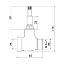 Ver imagem 2 de Base para Registro 1416 3/4" MVS Pressão Meber Metais