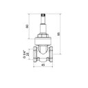 Ver imagem 2 de Base para Registro Meber 1509 3/4" com Gaveta