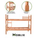 Ver imagem 3 de Beliche Reforçada 100% em Madeira Maciça Natural