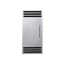 Ver imagem 2 de Porta Pivotante 6 Vidros Alumínio Branco com Puxador 210x120 Lado Esquerdo