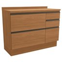 Ver imagem 1 de Balcao com Tampo 1p 4g 120 Cm Maxxi G746 Canela Kappesberg Canela