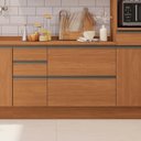 Ver imagem 7 de Balcao com Tampo 1p 4g 120 Cm Maxxi G746 Canela Kappesberg Canela