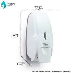 Dispenser Saboneteira Sabonete Líquido Premisse Velox Branco - 4