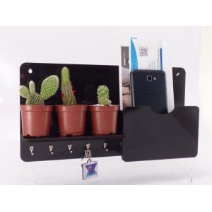 Porta Chaves Carta e Organizador Decorativo
