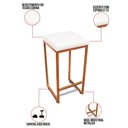 Ver imagem 2 de Banqueta Alta para Cozinha Industrial Kit 6 Nick Bronze e Sintético d03 - D’Rossi