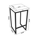 Ver imagem 3 de Banqueta Alta para Cozinha Industrial Kit 6 Nick Bronze e Sintético d03 - D’Rossi