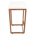 Ver imagem 6 de Banqueta Alta para Cozinha Industrial Kit 6 Nick Bronze e Sintético d03 - D’Rossi