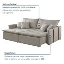 Ver imagem 6 de Sofá Cama em Madeira Eucalipto 180cm Detroid Yescasa