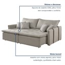 Ver imagem 7 de Sofá Cama em Madeira Eucalipto 180cm Detroid Yescasa