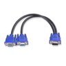 Cabo Vga Em Y para Monitor - 1 Vga (Macho) x 2 Vga (Fêmea) - 1