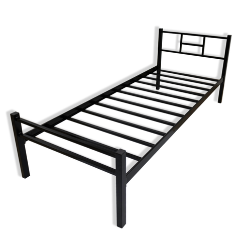 Cama Solteiro em Aço Tubular Reforçada Qualidade Resistente