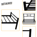 Ver imagem 5 de Cama Solteiro em Aço Tubular Reforçada Qualidade Resistente