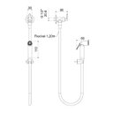 Ver imagem 4 de Ducha Higiênica Meber 1850 C 18 Gatilho Abs