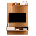 Ver imagem 1 de Rack e Painel Ripado com 1 Gaveta e Led Tsuru Nature Pérola