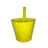 Kit com 2 Cachepot para Jardim Suspenso Vertical de Metal Grande Amarelo (cachepo-3) - 4