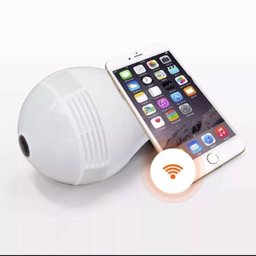 Câmera Lâmpada Espia Panoramica com Alta Definição 360 Wifi Seguraca Ip Vr V380 - 1