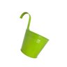 Kit Com 2 Cachepot Para Jardim Suspenso Vertical De Metal Grande Verde (cachepo-3 grande) - 3