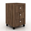Ver imagem 6 de Conjunto para Home Office 6 Peças Nogal Tecno Mobili